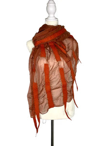 Spring Scarf - Burnt Orange