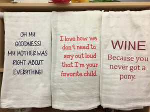 Sassy Dishtowel