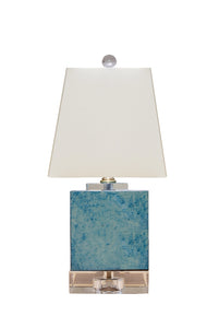 Blue Jade Crystal Mini Lamp