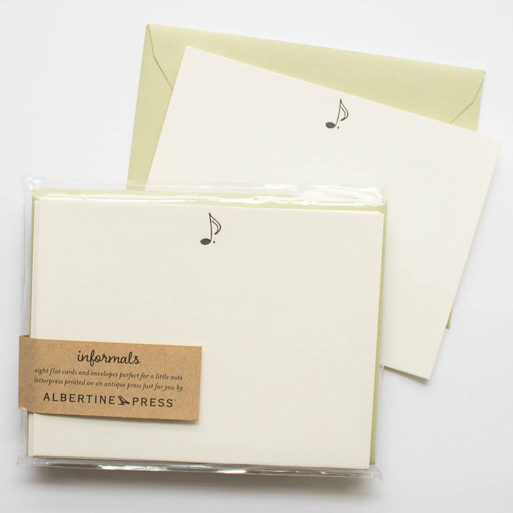 Musical Note Notecard Set - Informals