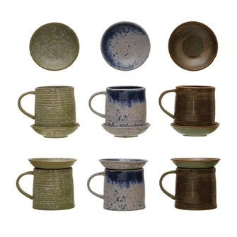 Mug with Snack Plate Topper