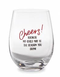 Cheers! Teacher Stemless Glass
