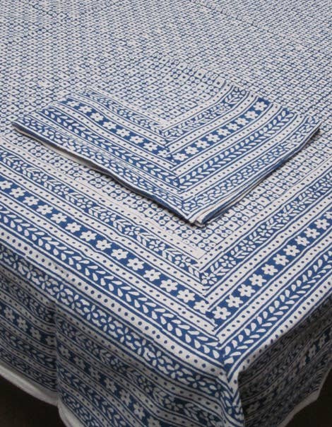 Tablecloth 60X60 Nona Blue