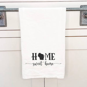 Home Sweet Home West Virginia - Cotton Tea Towel