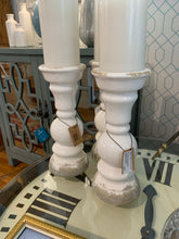 Load image into Gallery viewer, Stoneware Pillar Candleholder
