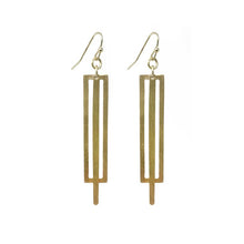 Load image into Gallery viewer, Pierced Rectangle Earrings
