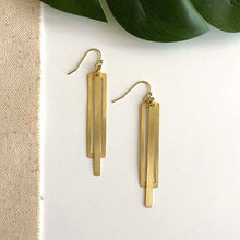 Load image into Gallery viewer, Pierced Rectangle Earrings

