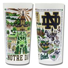 Notre Dame University Drinking Glass