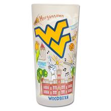 West Virginia University Drinking Glass